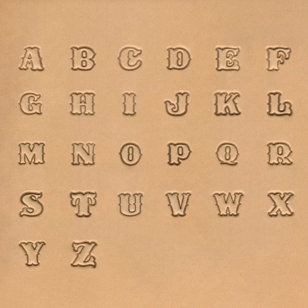 Capital Letters Stamp Set, 1/2 / 13mm Alphabet Stamp Tools Set