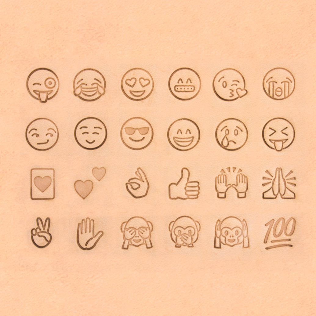 FINAL SALE Emoji Pattern Stamp 25 Pcs Set