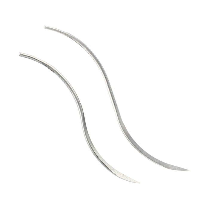 4pcs Stainless Steel Curved Needle