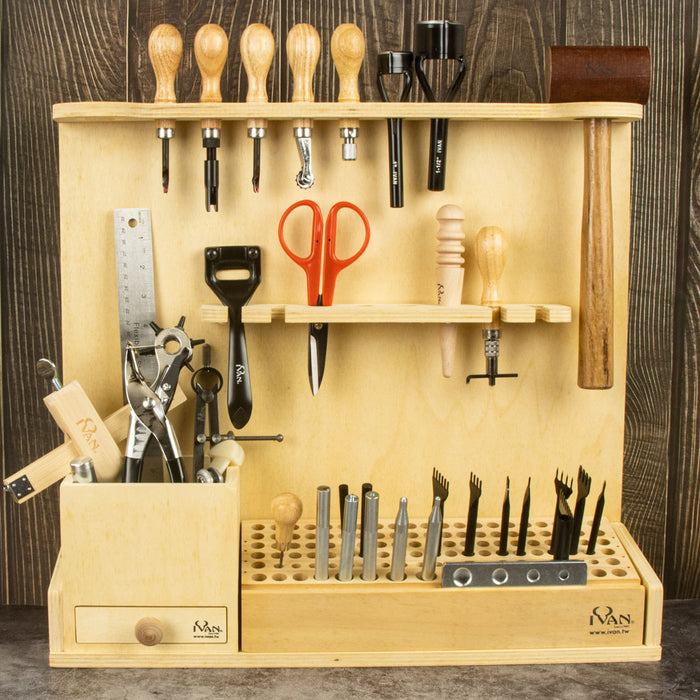 Wooden Tool Shelf,leathercrafts Tools Holder,tools Organizer,tools